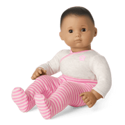 Bitty Baby® Doll #5 with dark brown hair in Pretty Pink P4