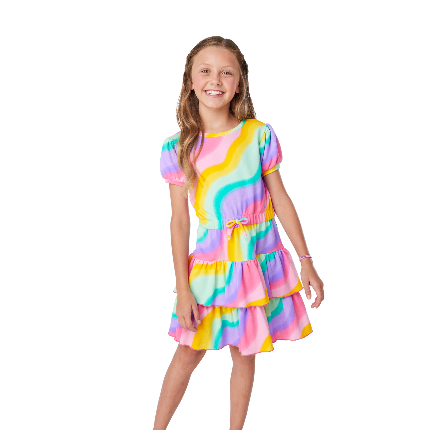 Summer’s™ Rainbow Swirl Dress for Girls (Girl of the Year™ 2025) I2