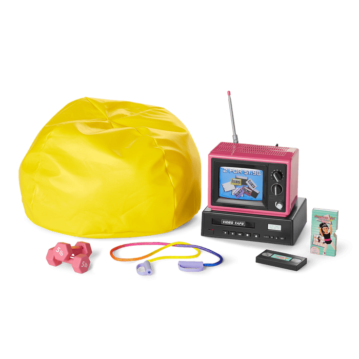 Courtney‘s™ TV & Fitness Accessories for 18-inch Dolls (Historical Characters) O7