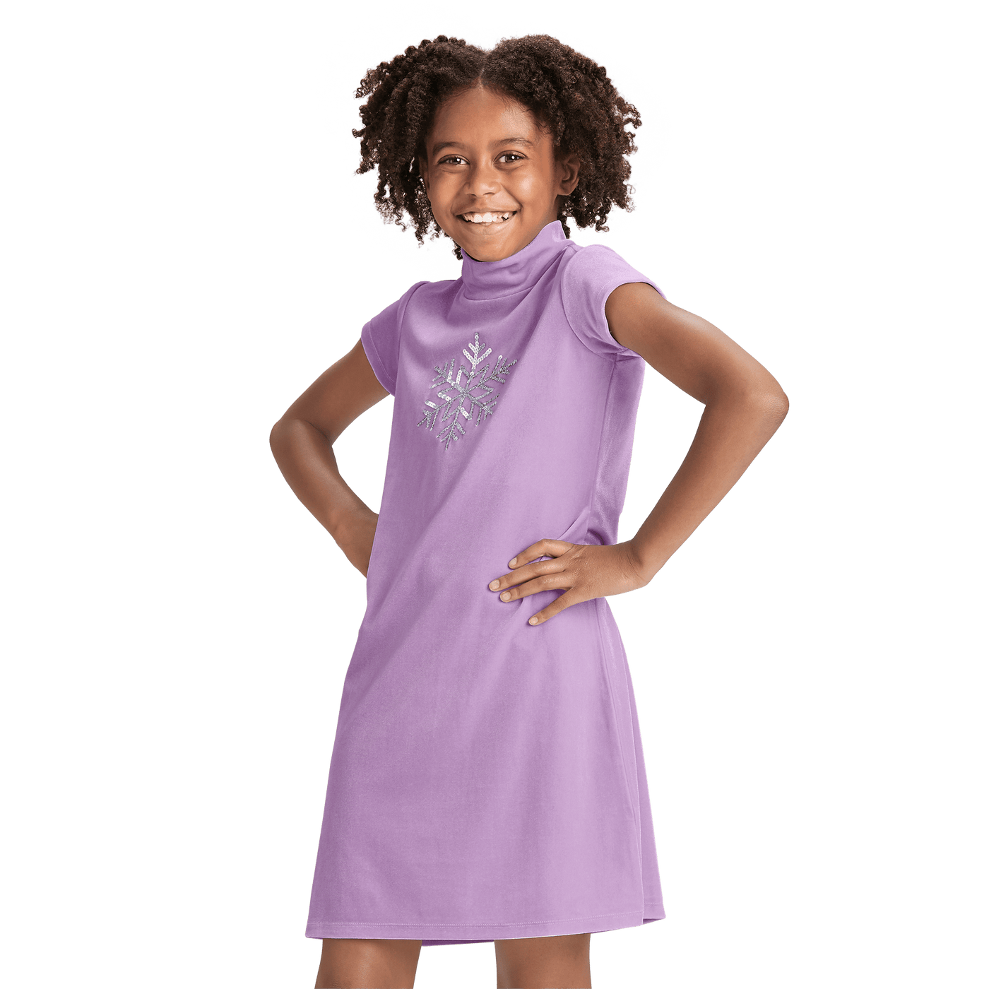 Soft as Snow Dress for Girls U6