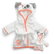 Comfy Puppy Robe Set for Girls & 18-inch Dolls U5