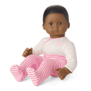 Bitty Baby® Doll #1 with black hair in Pretty Pink Q0