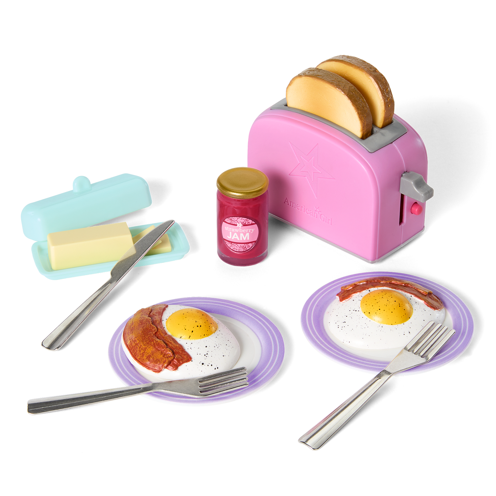 Breakfast for Two Set for 18-inch Dolls G8
