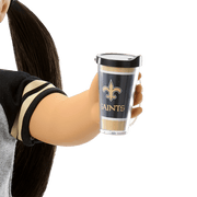 American Girl® x NFL New Orleans Saints Fan Outfit & Accessories for 18-inch Dolls O7